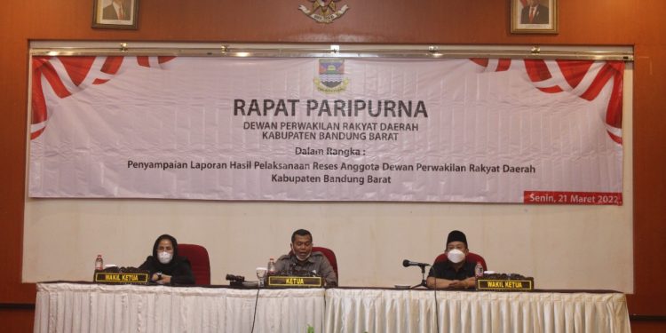 Masa Reses selesai, DPRD Kab. Bandung Barat Gelar Sidang Paripurna